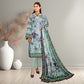 Mint Green & Black Digital Printed 3-Piece Lawn Suit | Premium Bamber Chiffon Dupatta