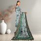 Mint Green & Black Digital Printed 3-Piece Lawn Suit | Premium Bamber Chiffon Dupatta