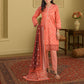 Elegant Peach & Maroon Digital Print 3-Piece Lawn Suit